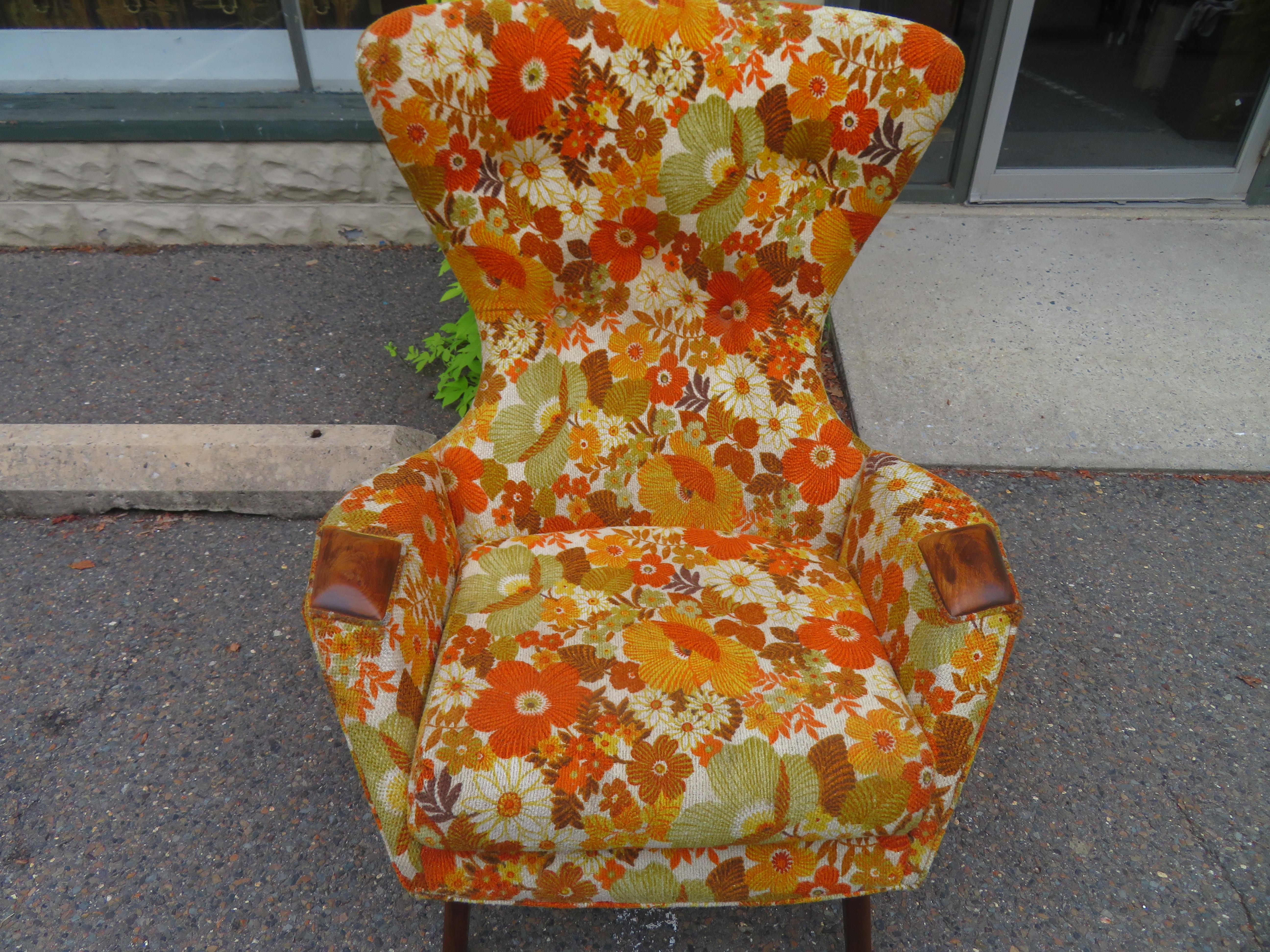 adrian pearsall wingback chair