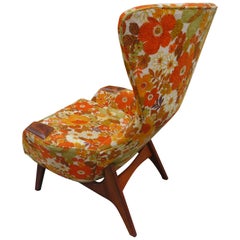 Wonderful Adrian Pearsall Wing High Back Chair Craft Associates Model 2231-C