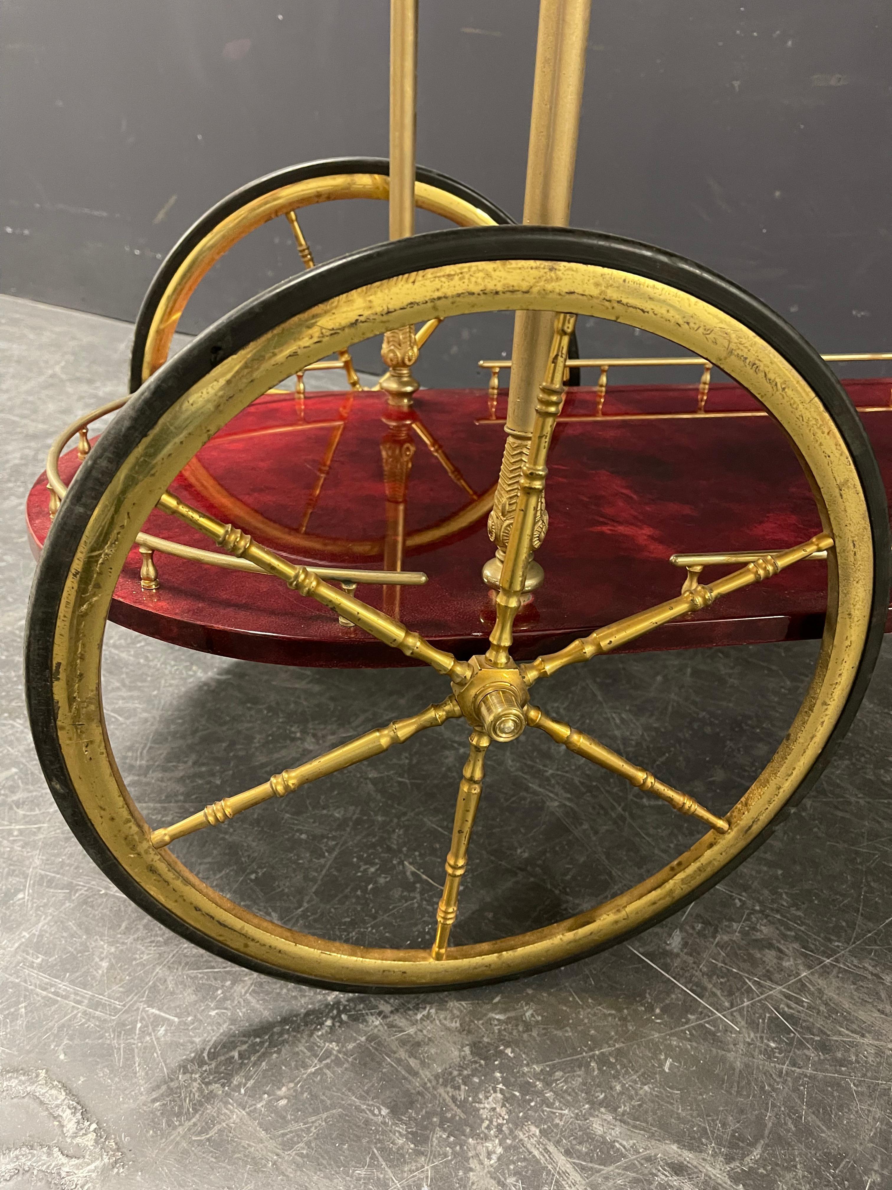 Hollywood Regency Meraviglioso Aldo Tura Barcart, Colore raro in vendita