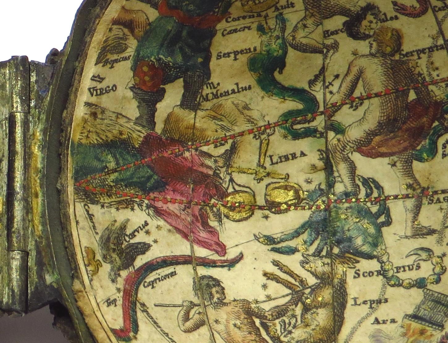 Wonderful and extremely rare Dutch pocketglobe For Sale 11