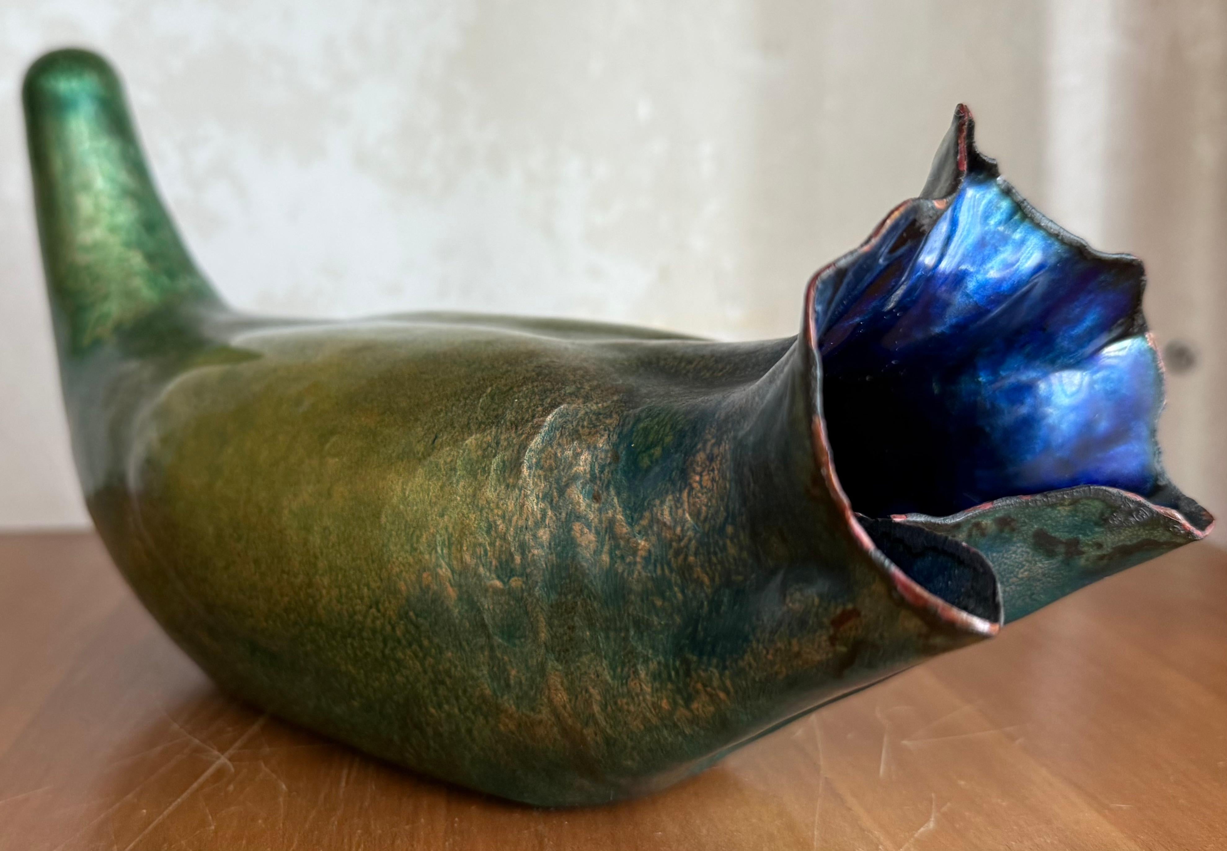 meravigliosa e rara scultura di colomba de poli in vendita 2