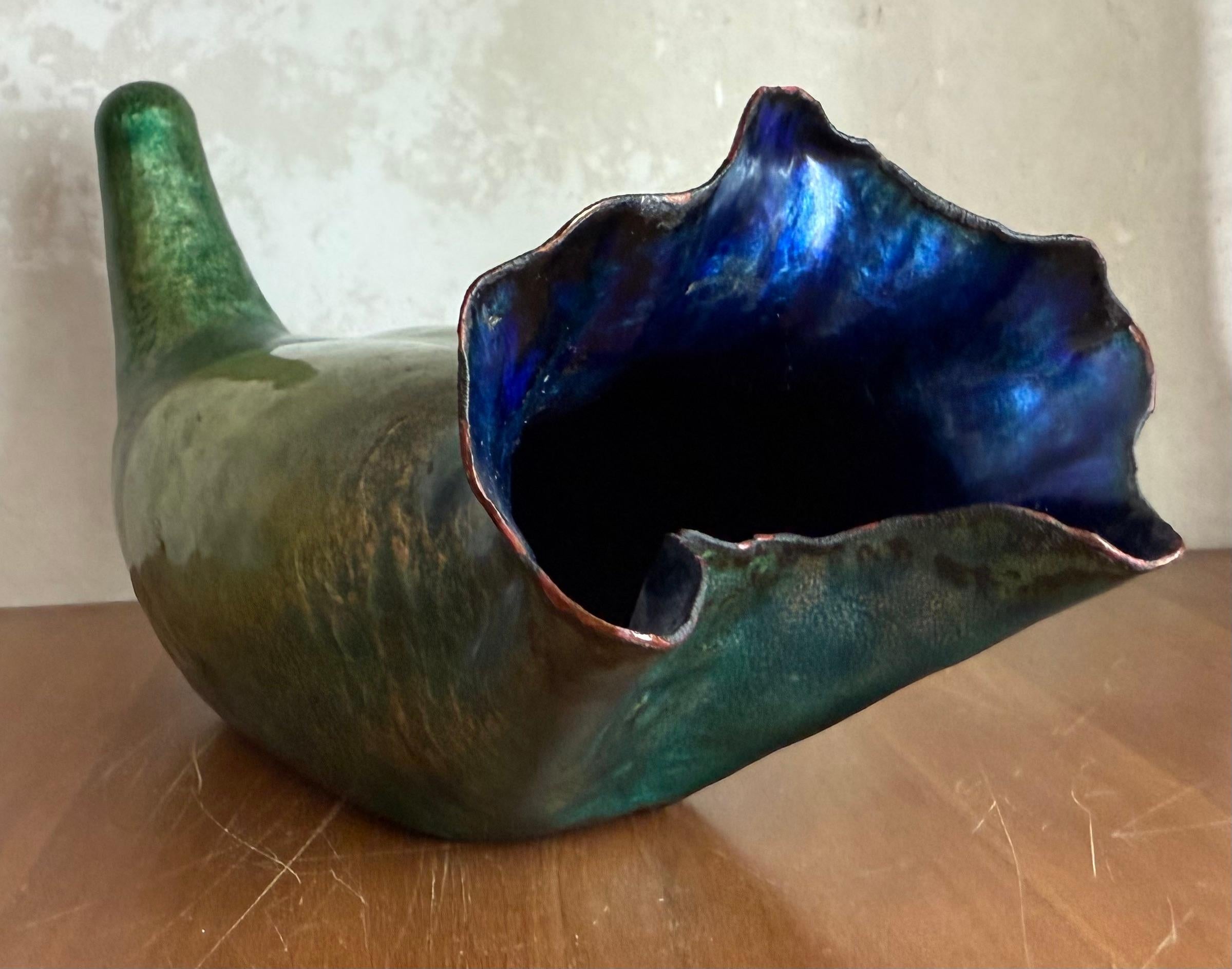 meravigliosa e rara scultura di colomba de poli in vendita 3