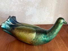 meravigliosa e rara scultura di colomba de poli