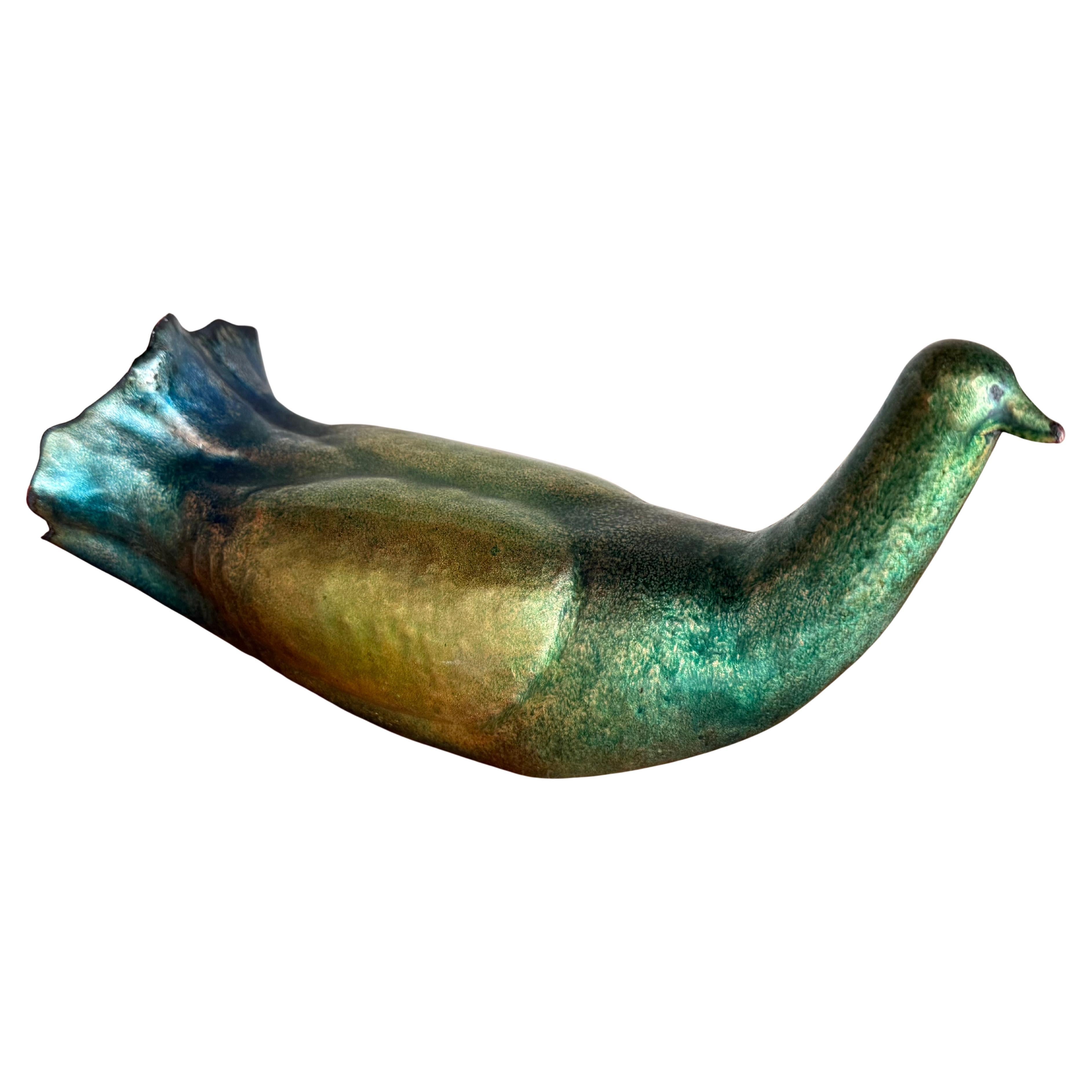 meravigliosa e rara scultura di colomba de poli in vendita