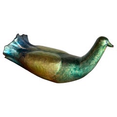 meravigliosa e rara scultura di colomba de poli