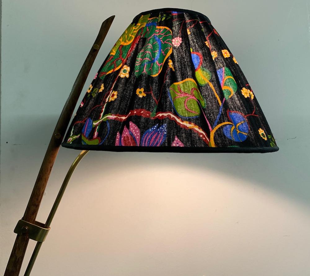 Autrichien Merveilleuse et rare variante du célèbre lampadaire Dornstab en vente