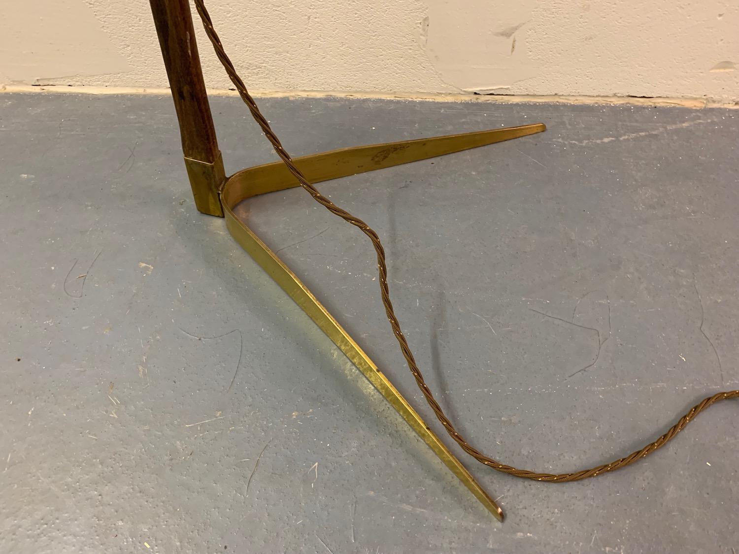 Mid-Century Modern Wonderful and Rare Variation of the Famous Dornstab Floor Lamp For Sale