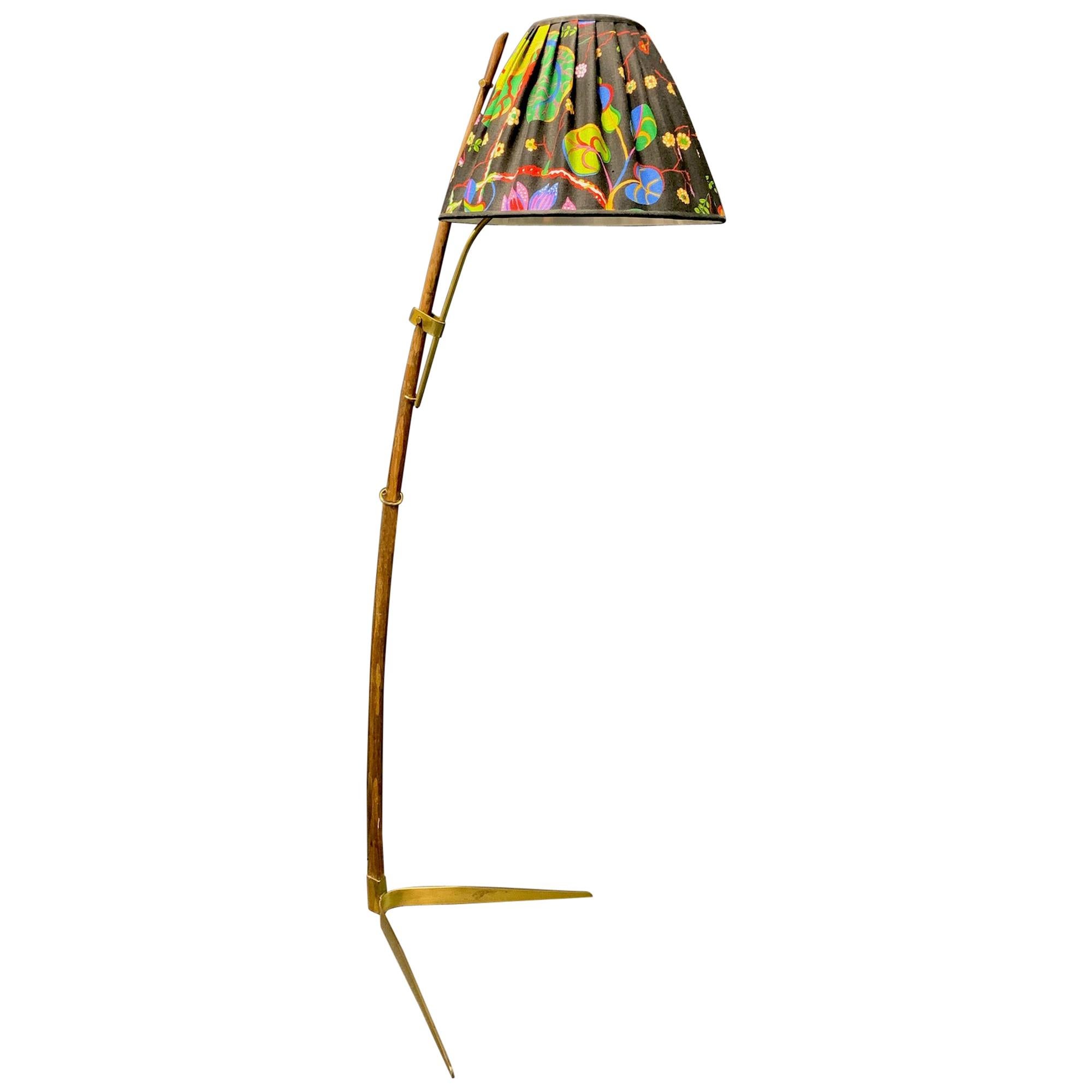 Wonderful and Rare Variation of the Famous Dornstab Floor Lamp For Sale