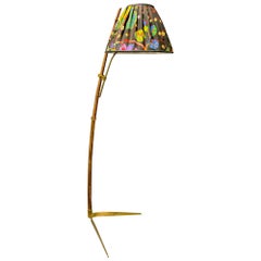 Merveilleuse et rare variante du célèbre lampadaire Dornstab