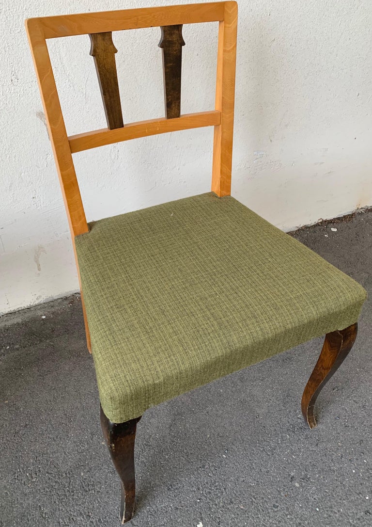 Wonderful and Unique Dining Chairs by Theodor Hellberg For Sale at