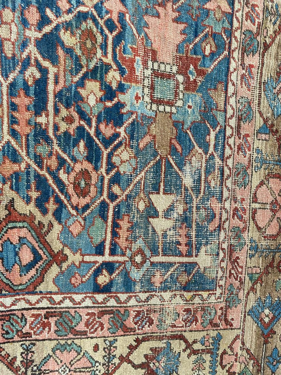 Wonderful Antique 19th Century Heriz Rug For Sale 8