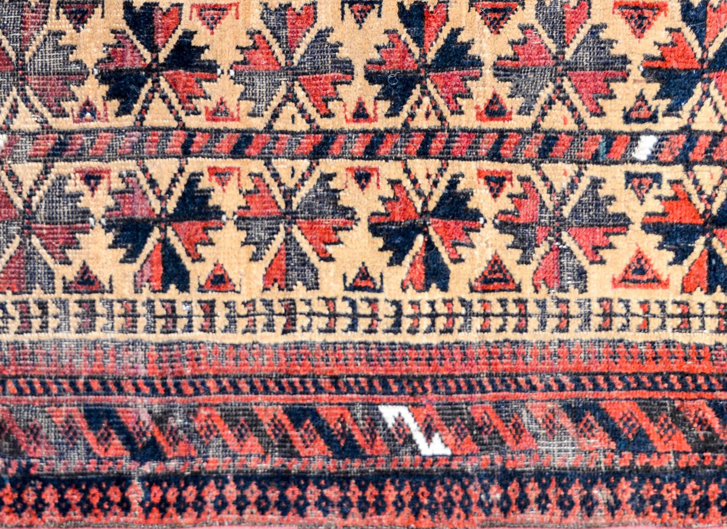 Tribal Wonderful Antique Baluch Rug For Sale