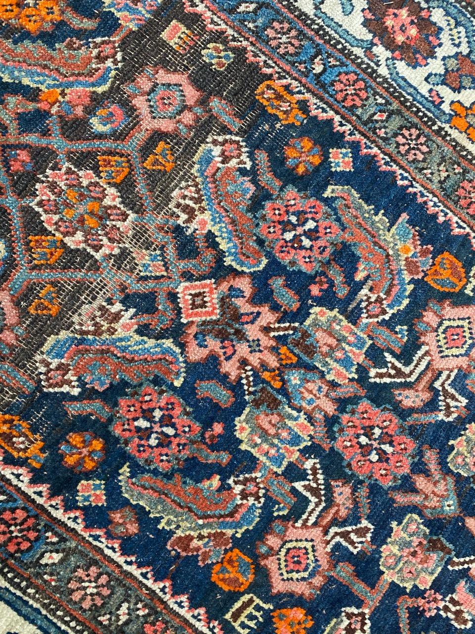 Bobyrug's Wunderbarer antiker Bijar Läufer im Angebot 6