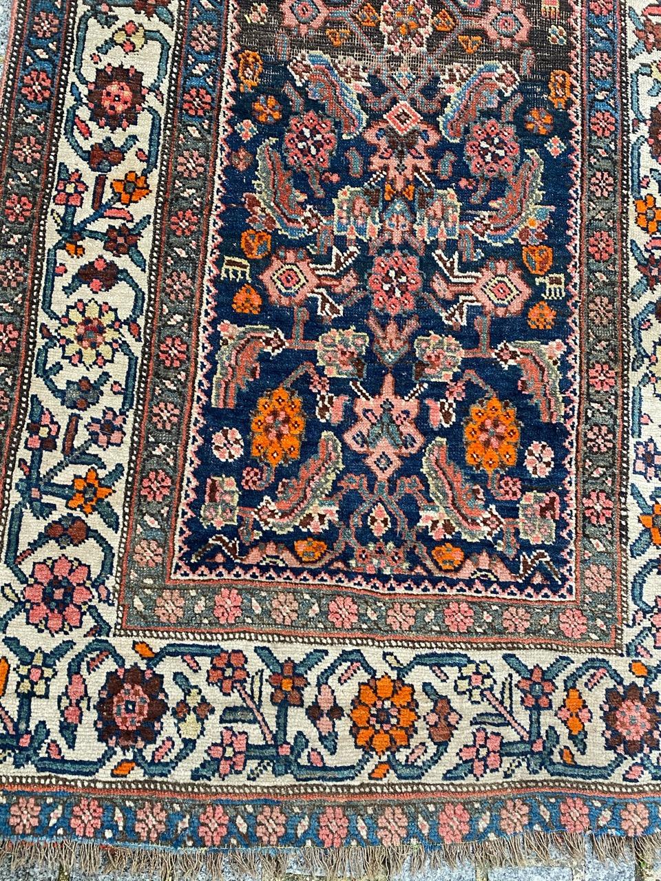 Very beautiful and rare antique runner with beautiful design and natural colors, entirely hand knotted with wool velvet on wool foundation.

✨✨✨
