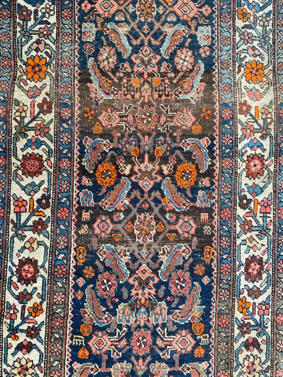 Serapi Bobyrug’s Wonderful Antique Bijar Runner For Sale