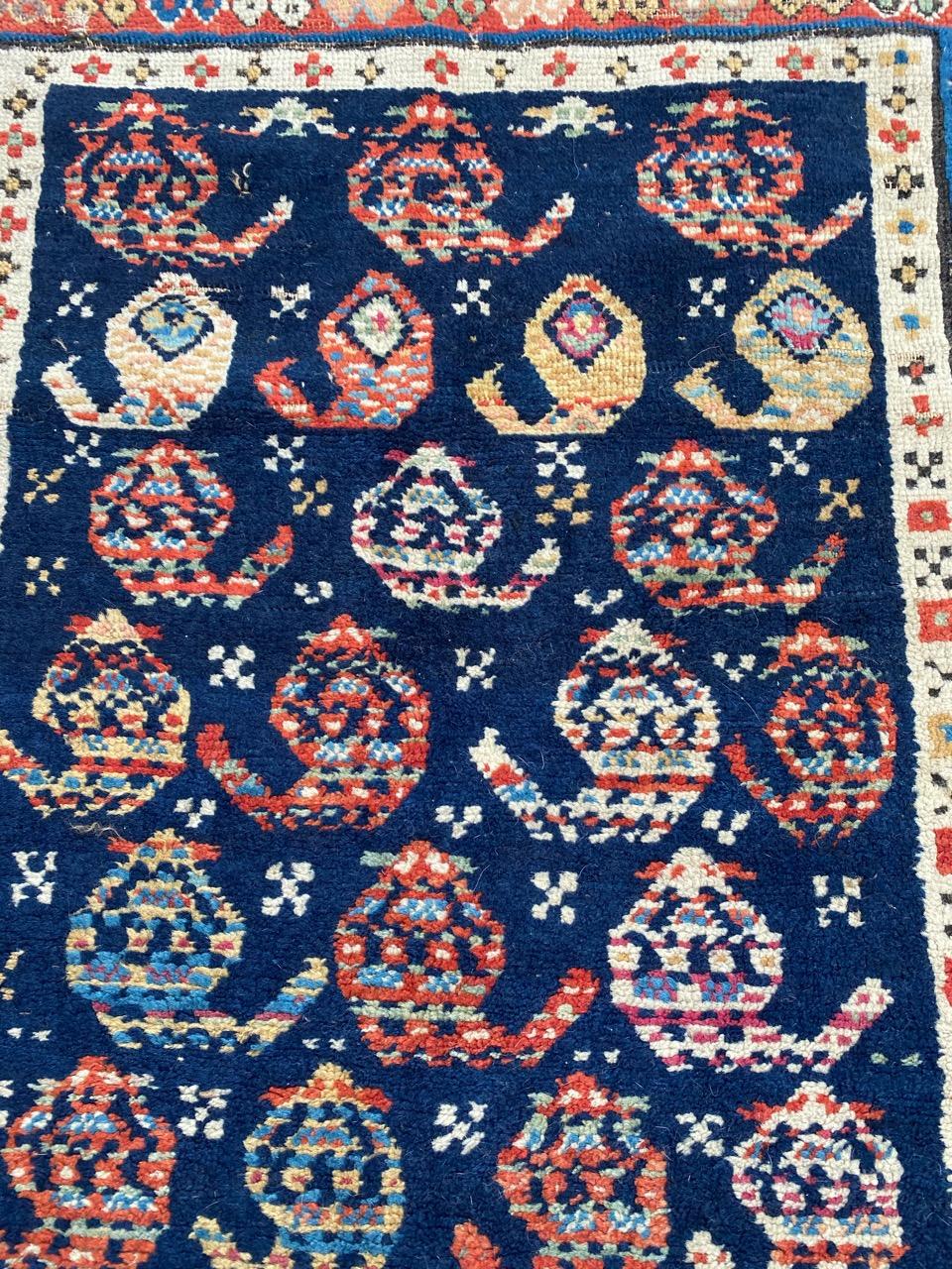 Wonderful Antique Caucasian Kazak Rug 6