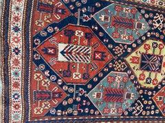 Wonderful Antique Caucasian Kazak Runner