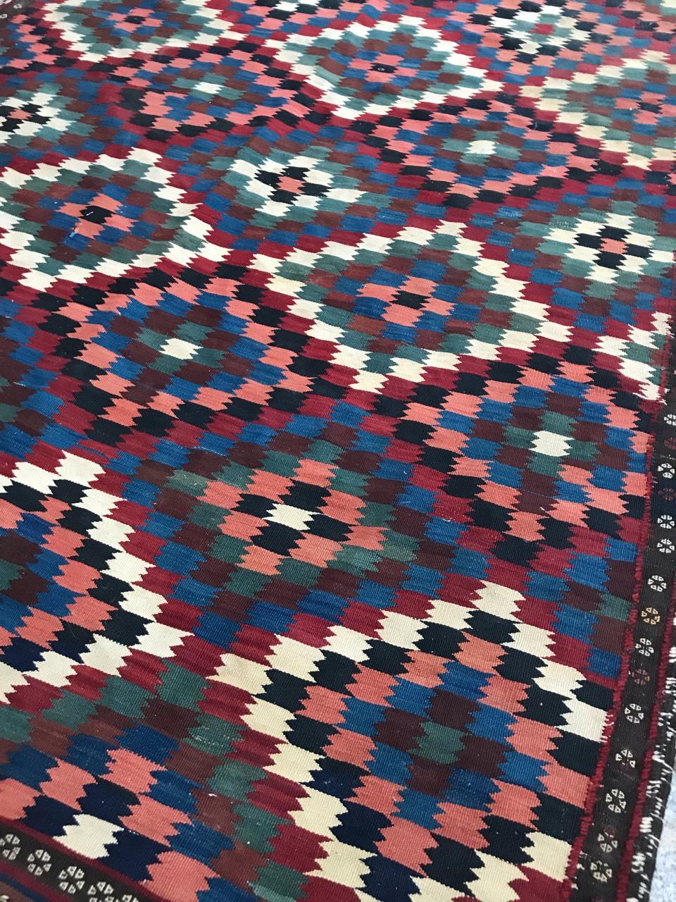 Wonderful Antique Caucasian Kilim 3