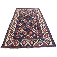Wonderful Antique Caucasian Large Kilim