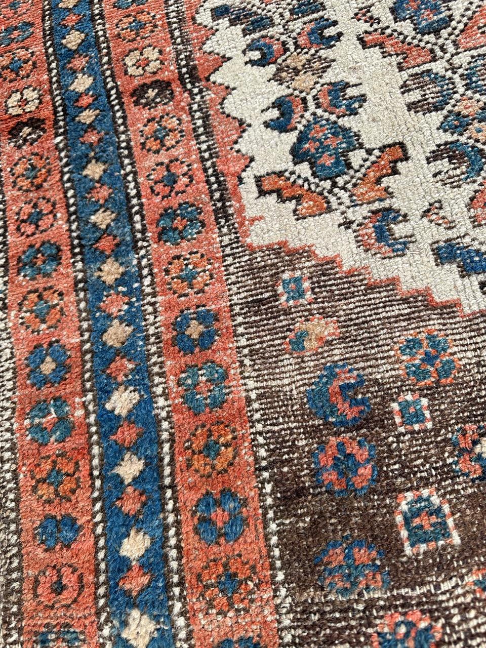 Wonderful antique collectible north western rug For Sale 5