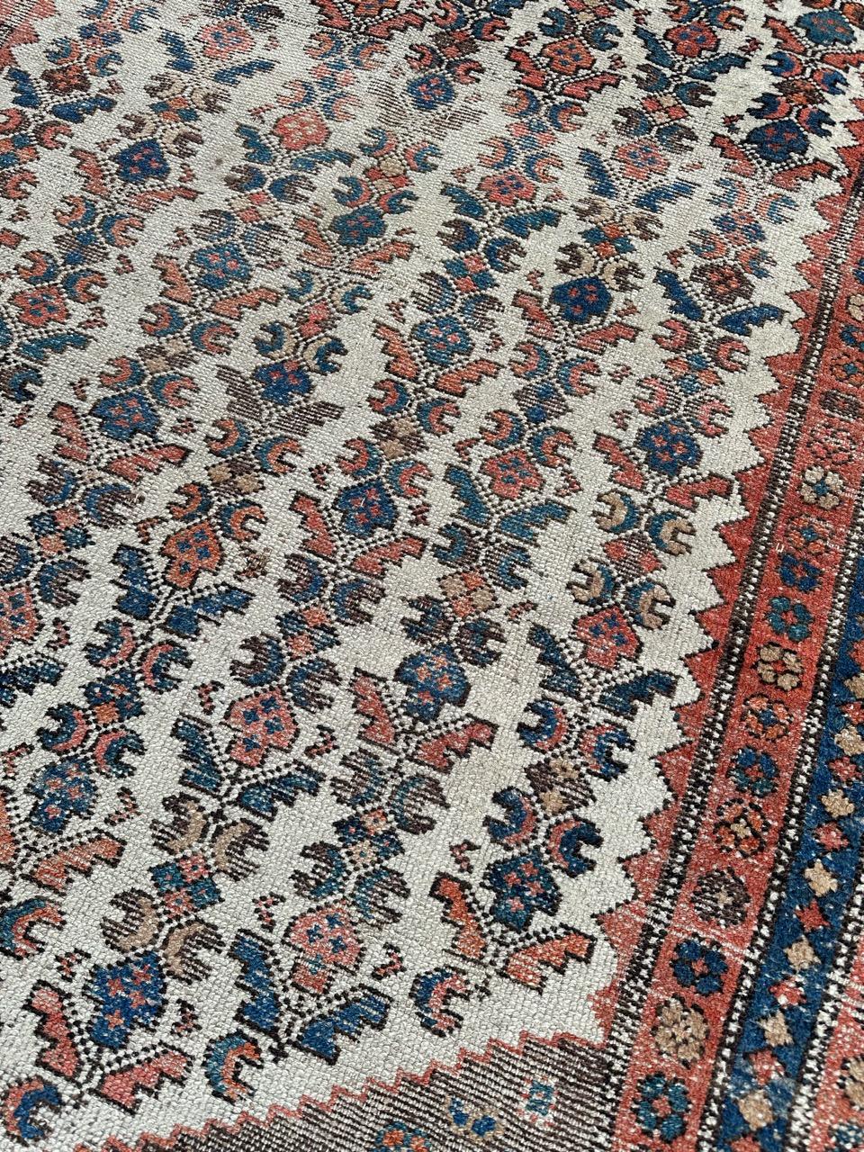 Wonderful antique collectible north western rug For Sale 9