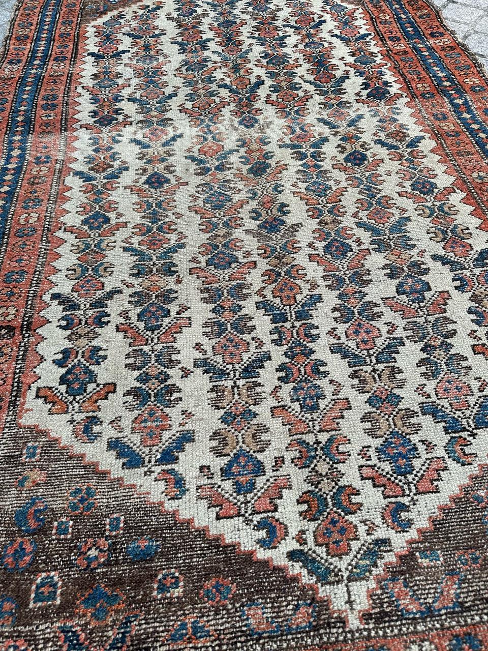 Wonderful antique collectible north western rug For Sale 10