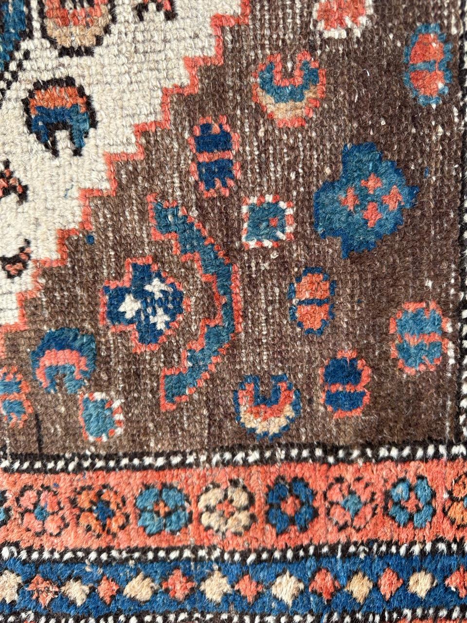 Very pretty antique north western rug with nice decorative and stylized design and beautiful natural colours, entirely hand knotted with wool on wool foundation .

✨✨✨
