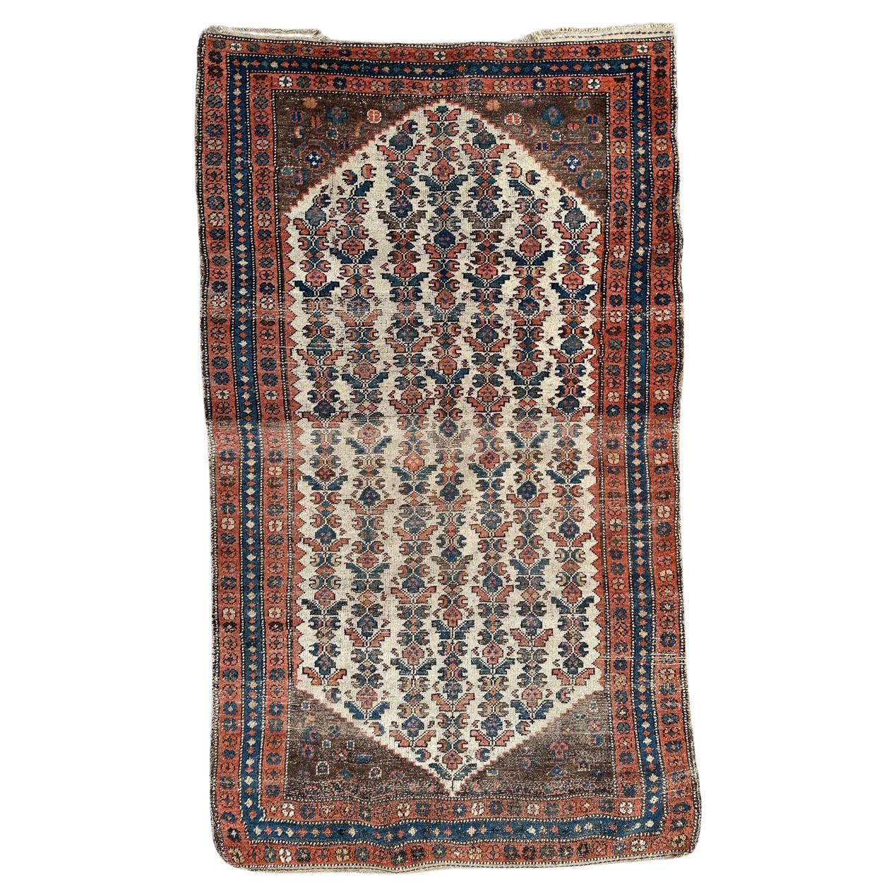 Wonderful antique collectible north western rug  For Sale