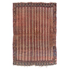 Bobyrug's Wonderful Antique Distressed Ghashghai Rug (tapis de Ghashghai)