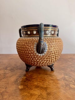 Wonderful antique Doulton Burslem jardiniere by Ethel Beard