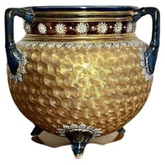 Merveilleuse jardinière ancienne Doulton Burslem