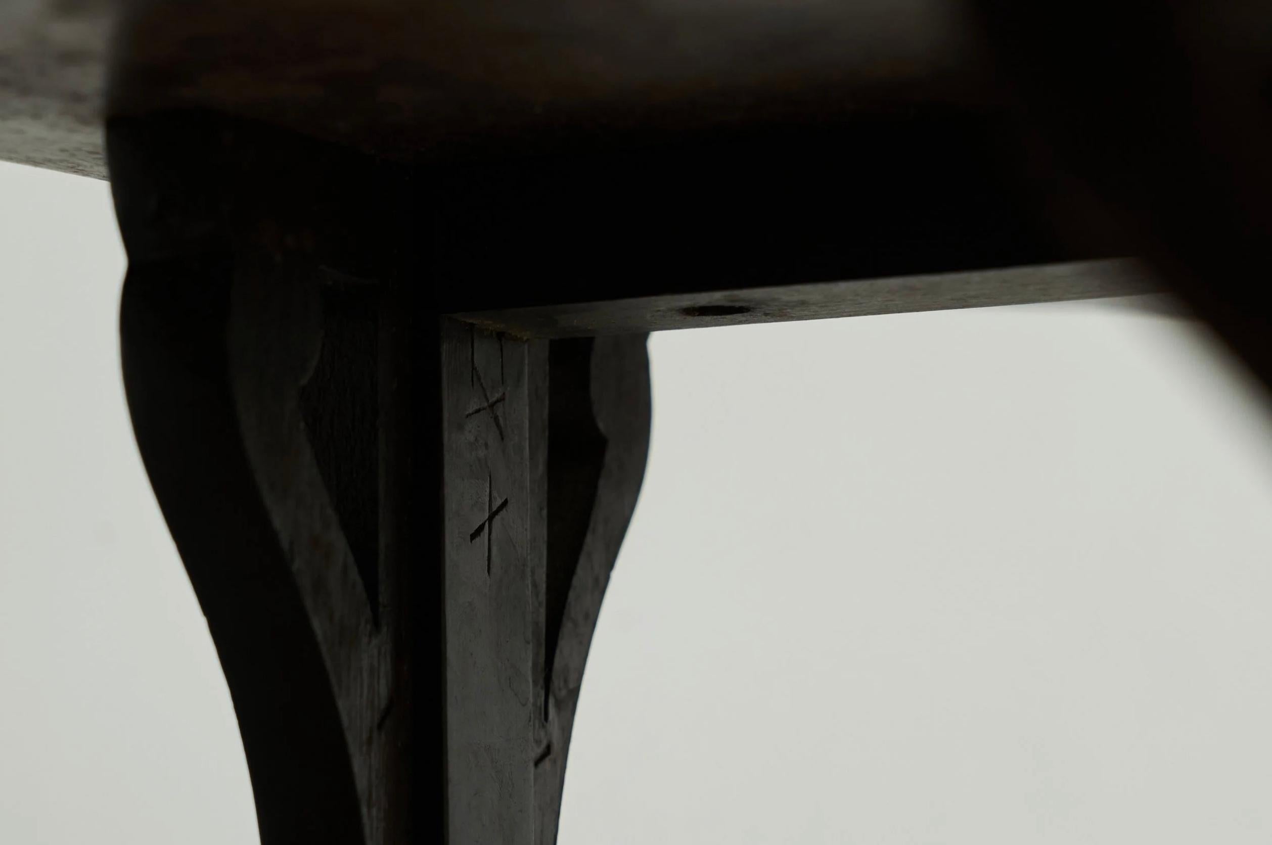 Wonderful Antique Edwardian Ebonized Arts and Crafts Side Table Early 1900's en vente 7