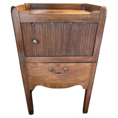 Wonderful Antique End Table Porta Potty with Storage