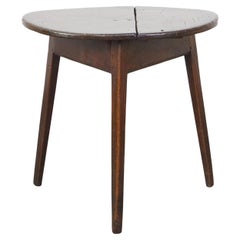 Wonderful antique English cricket table from the 18th century