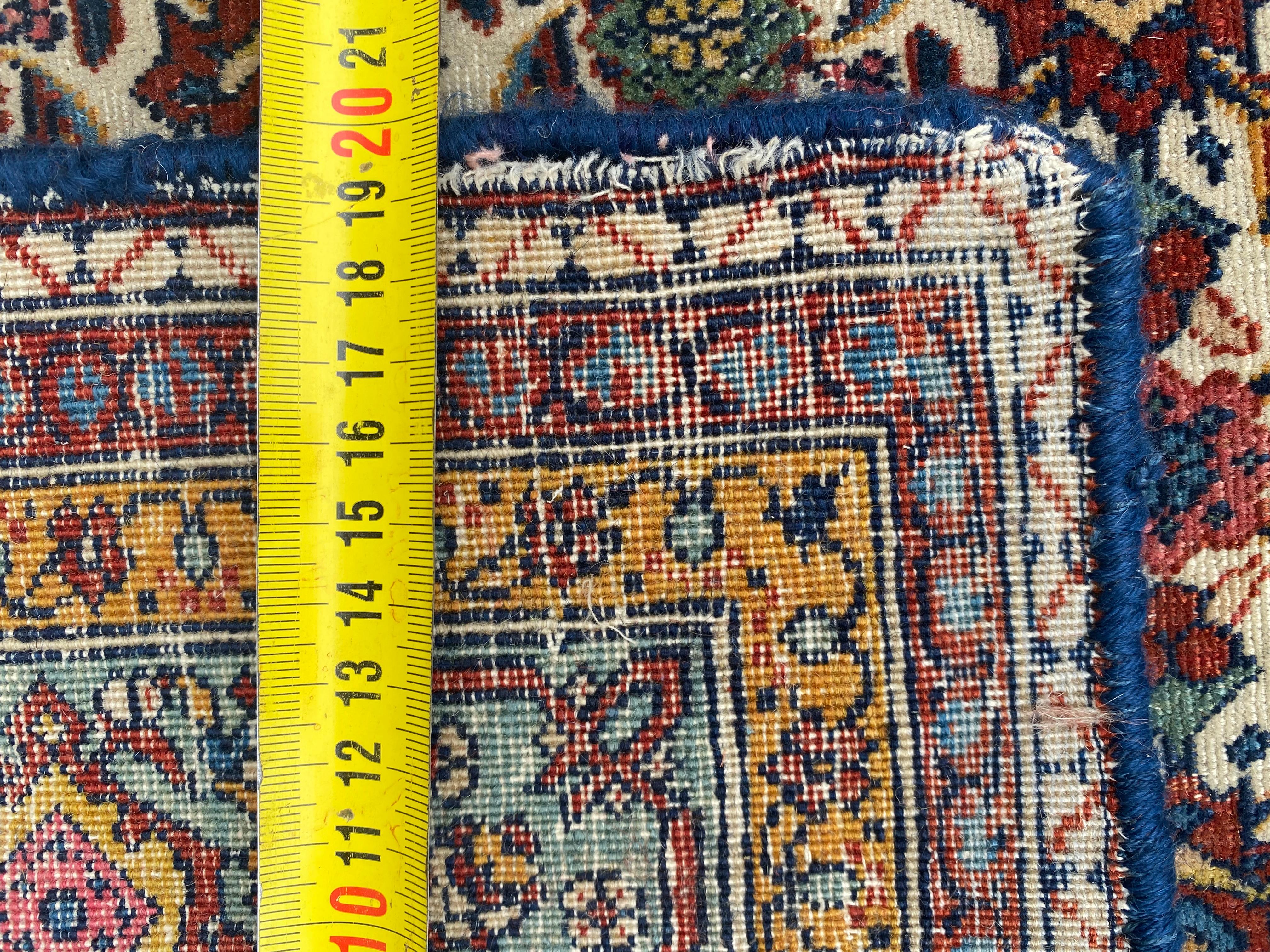 Wonderful Antique Extremely Fine Tabriz Rug For Sale 13