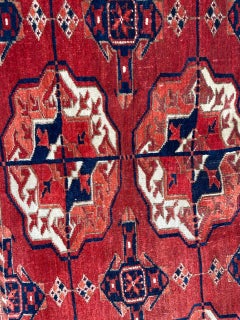Bobyrug's Wonderful Antique Fine Exceptional Tekke Boukhara Rug