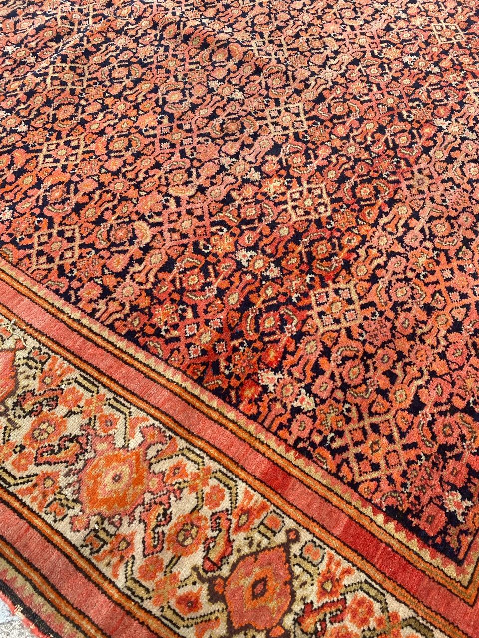 Bobyrug's Wunderschöner Antiker Feiner Malayer Teppich im Angebot 4