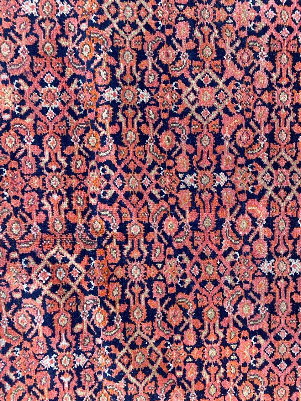 Bobyrug's Wunderschöner Antiker Feiner Malayer Teppich im Zustand „Gut“ im Angebot in Saint Ouen, FR