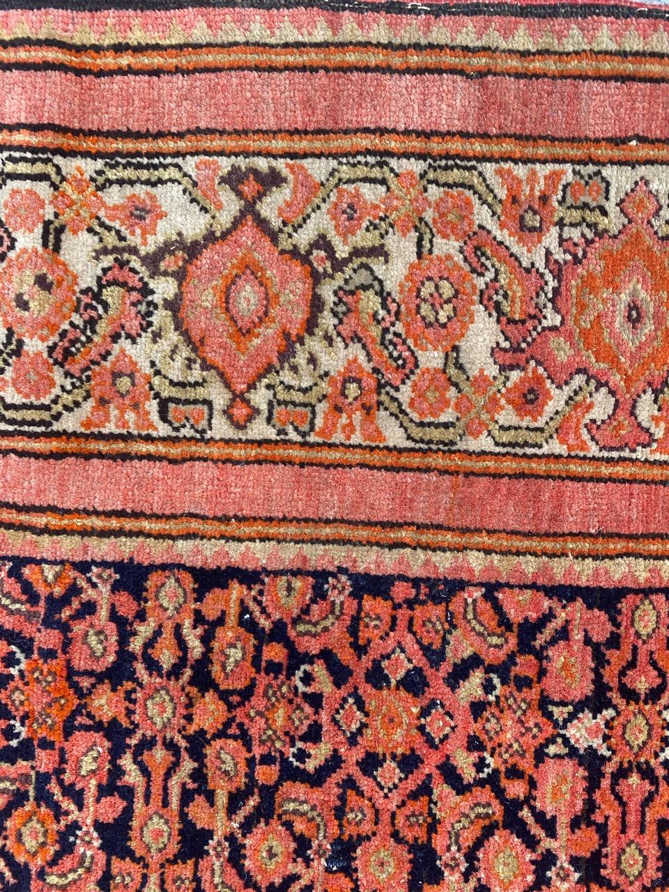 Bobyrug's Wunderschöner Antiker Feiner Malayer Teppich (19. Jahrhundert) im Angebot