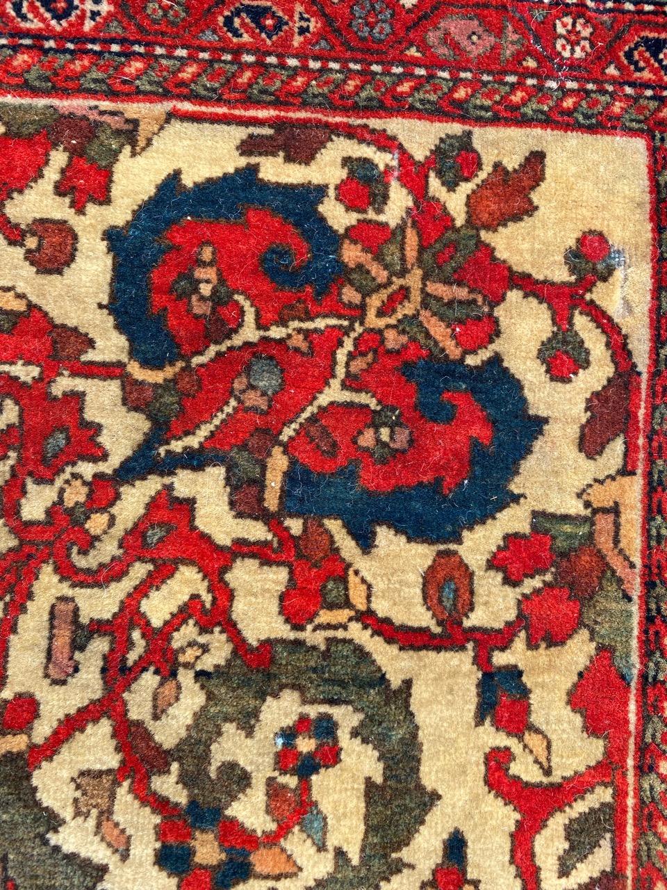 Bobyrug’s Wonderful Antique Fine Saroq Farahan Rug For Sale 2