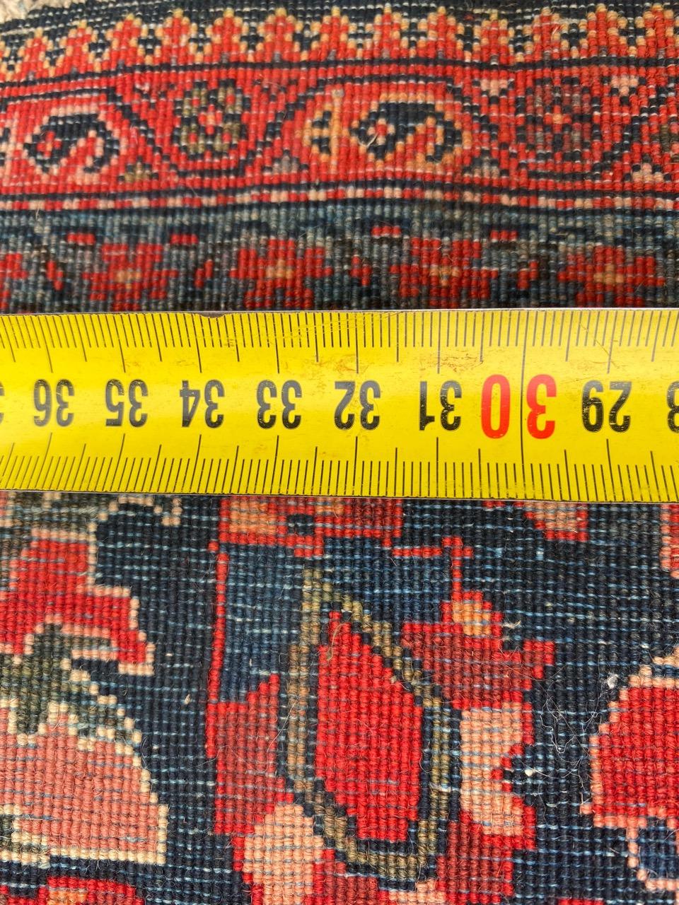 Bobyrug’s Wonderful Antique Fine Saroq Farahan Rug For Sale 12