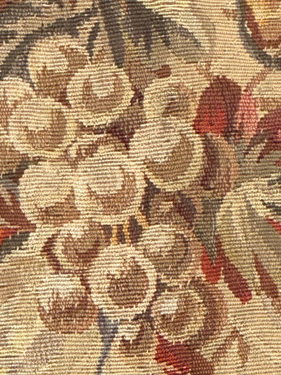 Wonderful Antique Fine silk French Aubusson Tapestry For Sale 7