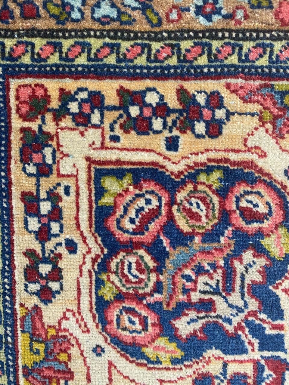 Wonderful Antique Fine Tabriz Rug For Sale 3