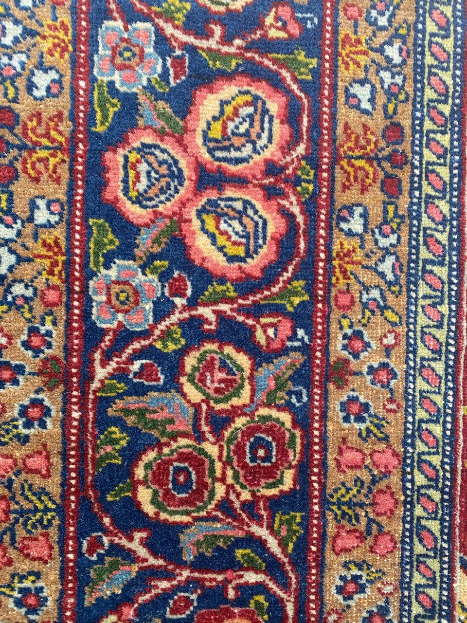 Bobyrug’s Wonderful Antique Fine Tabriz Rug For Sale 9
