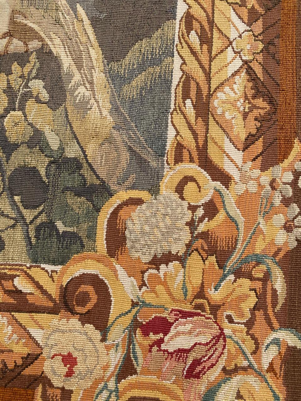Bobyrug's Wonderful Antique French Aubusson Tapestry (Tapisserie d'Aubusson française ancienne) en vente 5