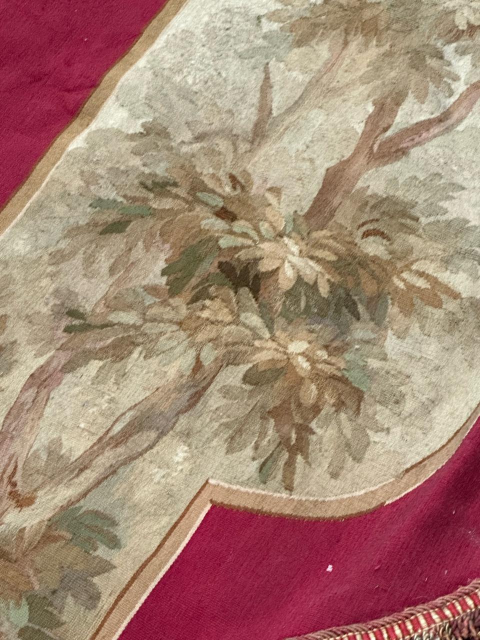 Wunderschöner antiker französischer handgewebter Aubusson-Wandteppich für Volant (19. Jahrhundert) im Angebot