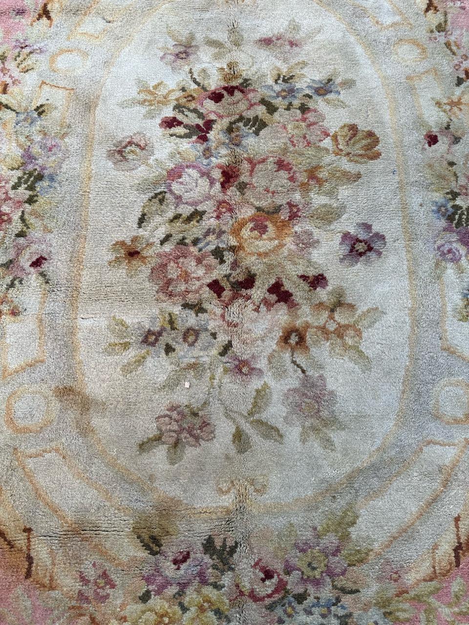 Bobyrug’s Wonderful Antique French Napoleon the Third Savonnerie Rug For Sale 3