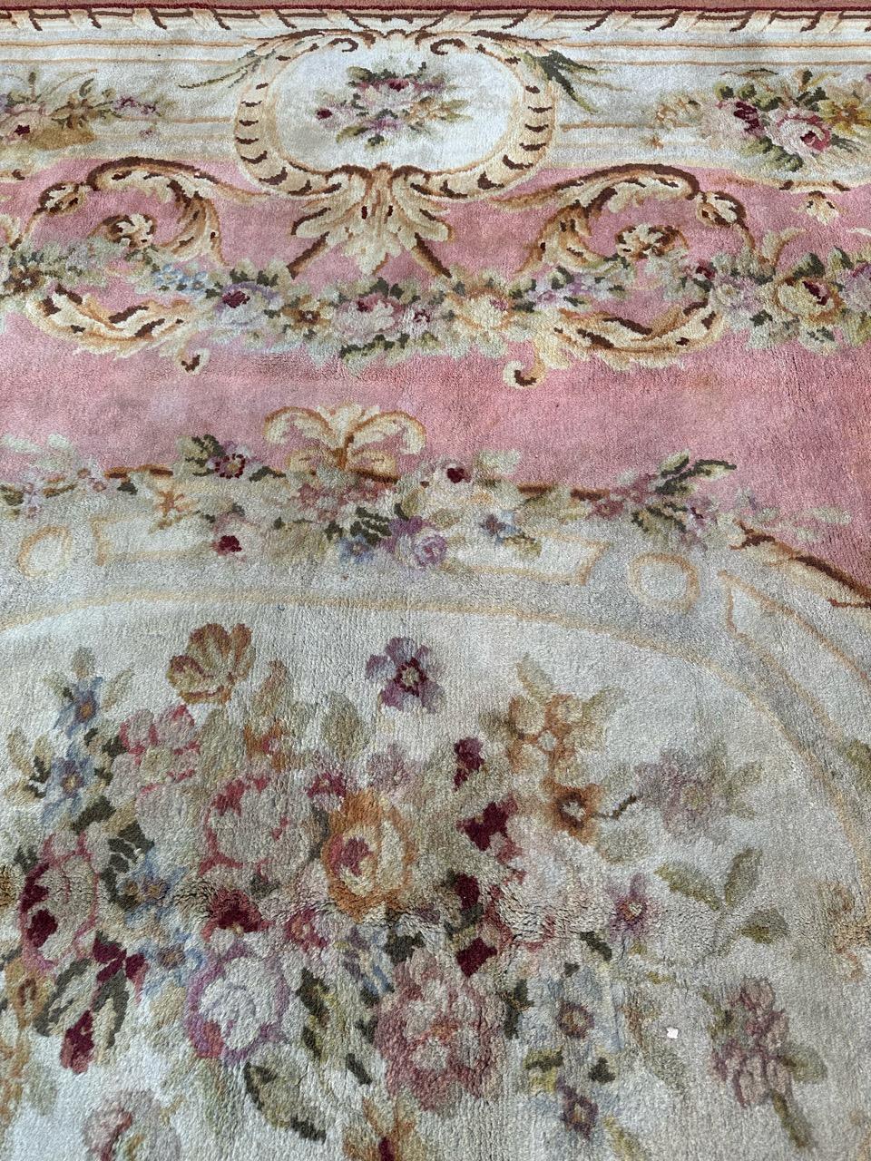 Bobyrug’s Wonderful Antique French Napoleon the Third Savonnerie Rug For Sale 6