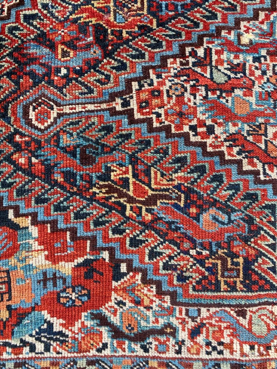 Asian Bobyrug’s Wonderful Antique Ghashghai Rug For Sale