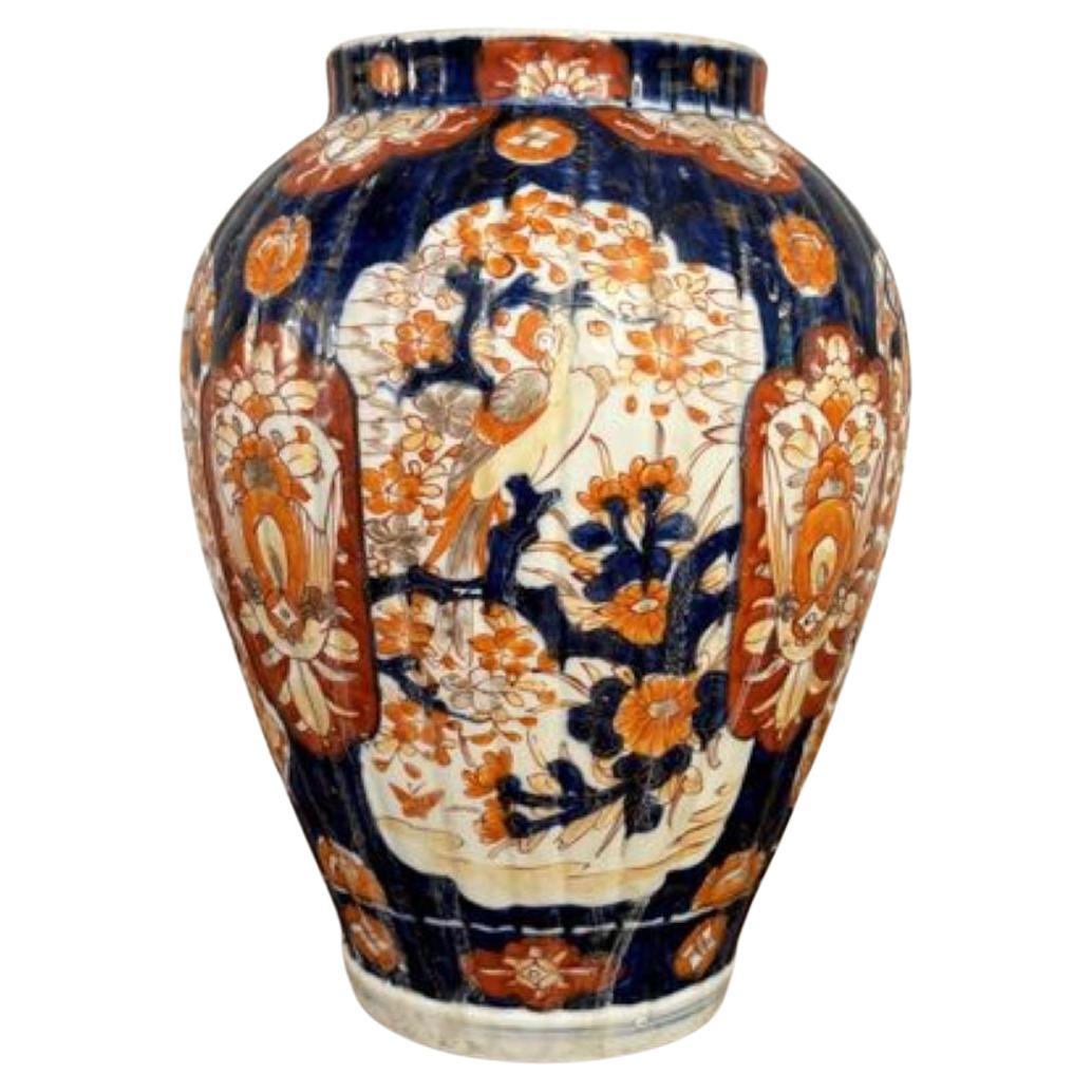 Meraviglioso vaso imari giapponese antico